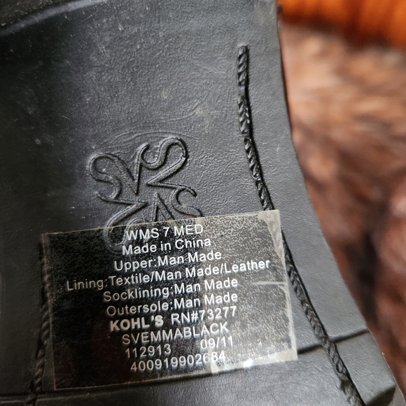 Simply Vera 7 MED SVEMMABLACK Black Boot - Picture 6 of 7